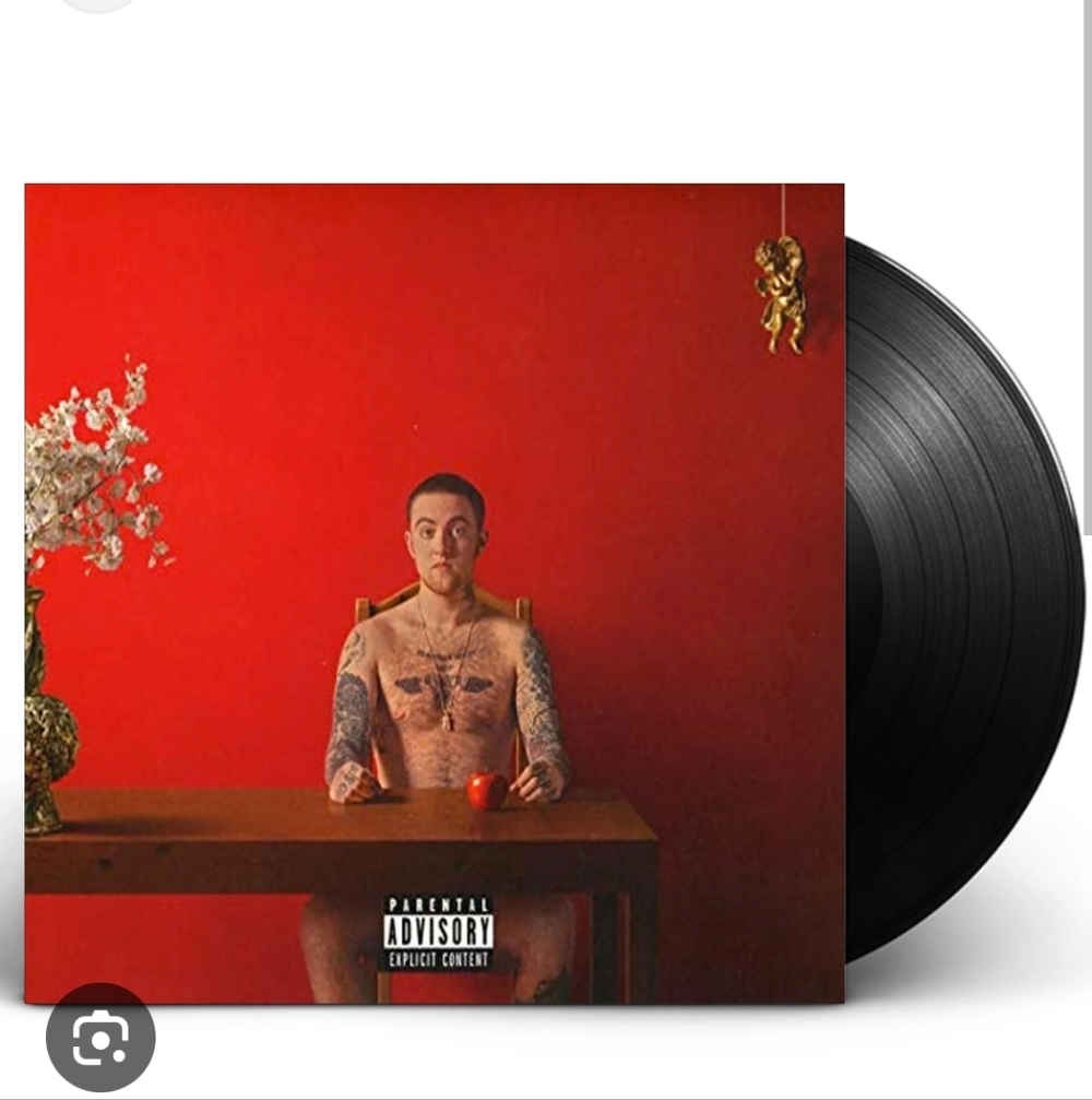 Watching Movies With The Sound Off Black Vinyl by Mac Miller